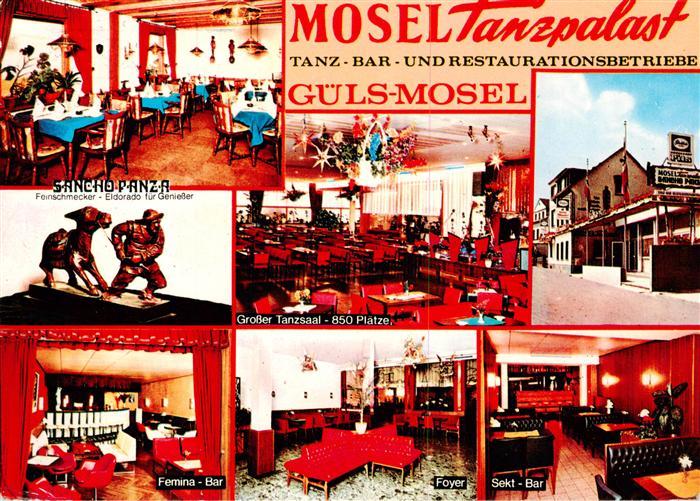 Guels Koblenz Mosel Tanzpalast Sancho Panza Restaurant Tanzsaal Femina Bar Foyer