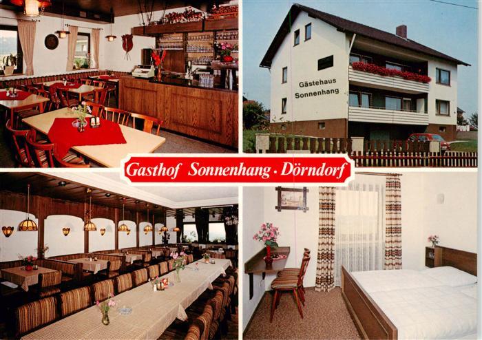 Doerndorf Mittelfranken Gasthof Sonnenhang Gastraeume Zimmer