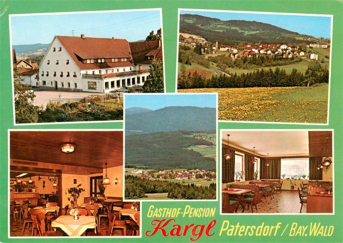 Patersdorf Gasthof Pension Kargl Gastraeume Panorama