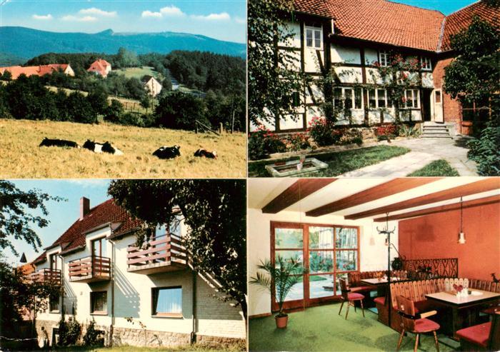 Friedrichswald Rinteln Gasthof Pension Zum PfingsttorPanorama Gastraum Garten