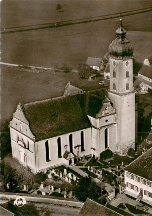 Unteressendorf Martinskirche Fliegeraufnahme