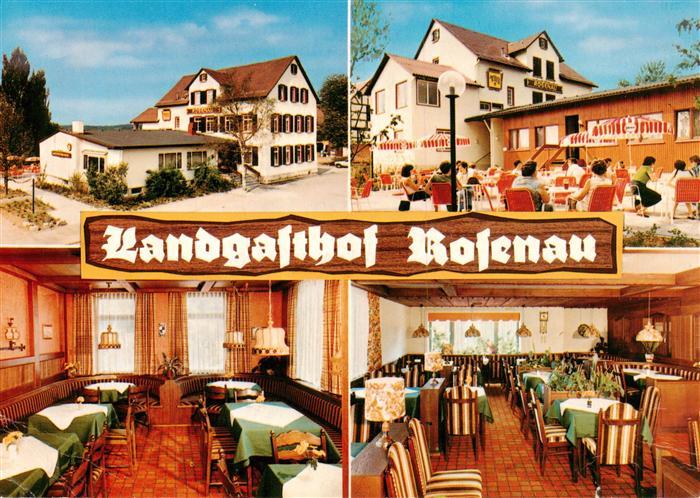 TueBINGEN BW Landgasthof Rosenau Gastraeume Freiterrasse