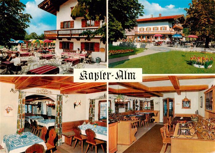 Schaftlach Cafe Kapleralm Terrasse Gastraeume Park