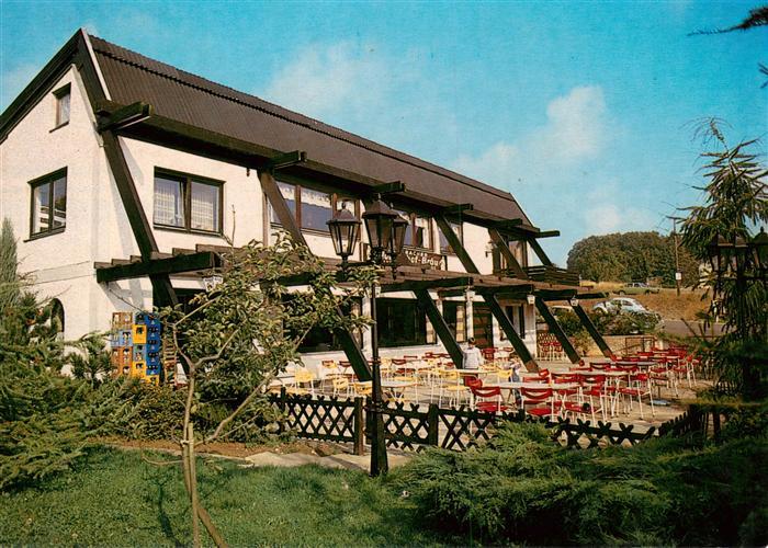 Weipoltshausen Unterfranken Speisegaststaette Distelstuben Terrasse
