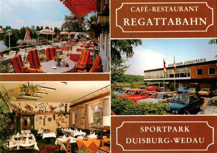 Wedau Duisburg Cafe Restaurant Regattabahn Terrasse Gastraum Sportpark
