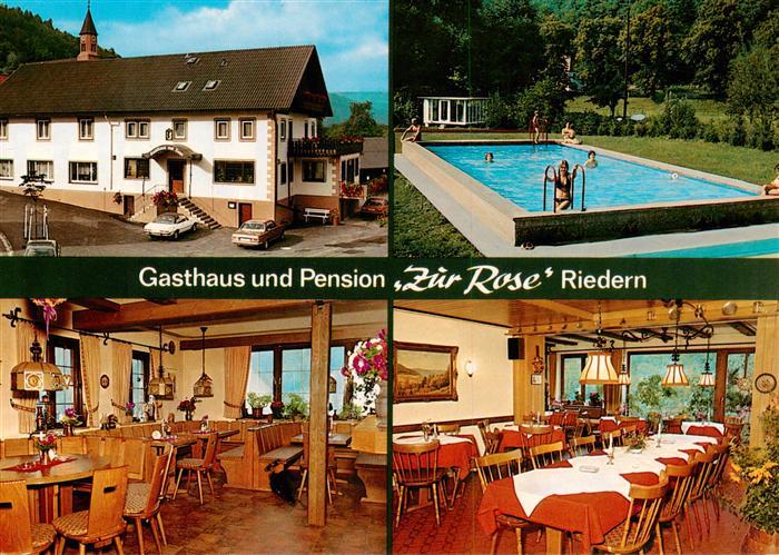 Riedern Erftal Eichenbuehl Unterfranken Gasthaus Pension Zur Rose Gastraeume Sch