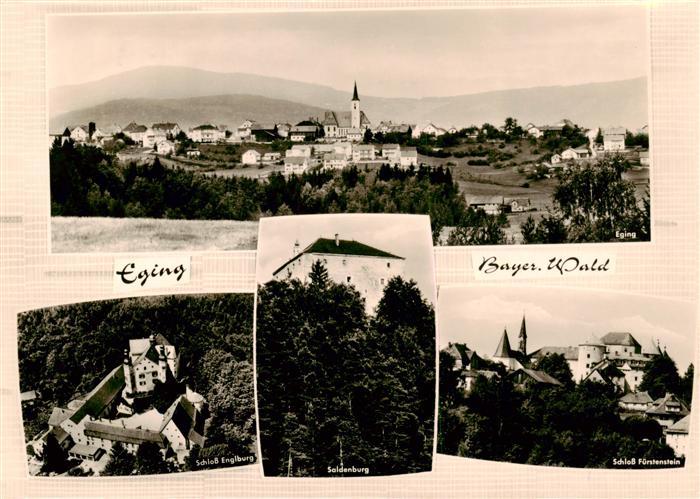 Eging  See Bayerischer Wald Panorama Schloss Englburg Saldenburg Schloss Fuerste