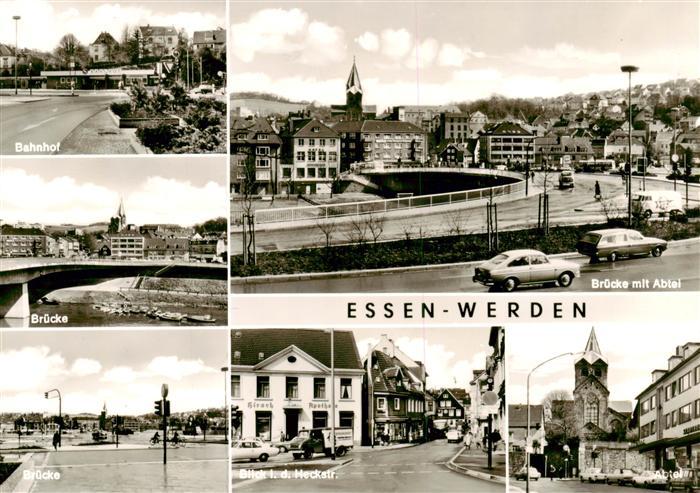 Werden Ruhr Essen Bahnhof Bruecke Abtei Heckstrasse