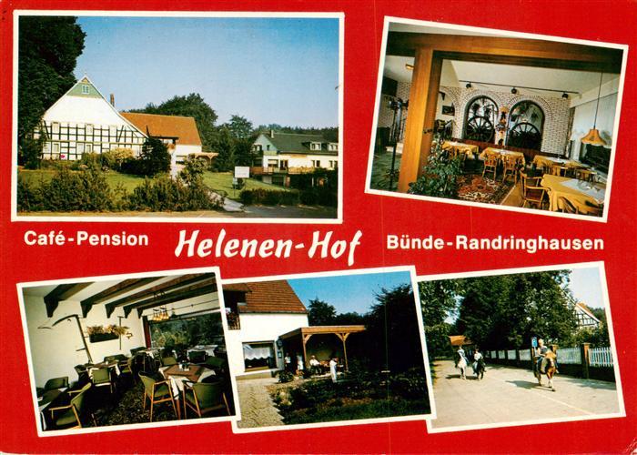 Randringhausen Bad Buende Cafe Pension Helenen Hof Gastraeume Reiter