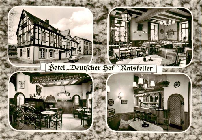 Ahrweiler Ahr Hotel Deutscher Hof Ratskeller Restaurant aelteste Gaststaette des