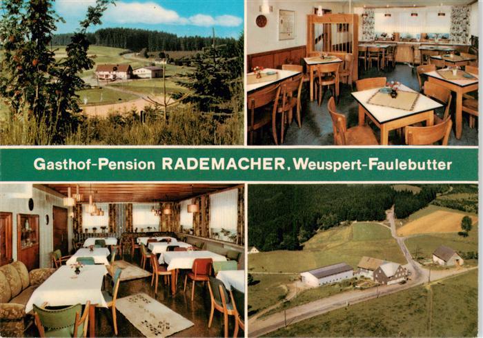 Faulebutter Gasthof Pension Rademacher Gastraum Landschaft Luftbild
