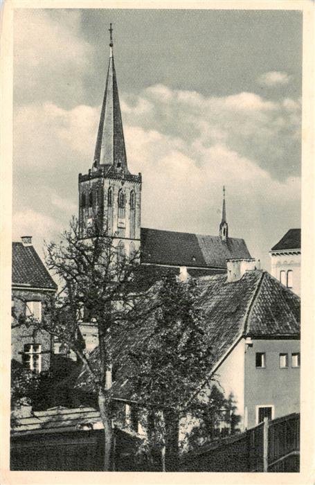 Viersen Stadtbild mit Kirche