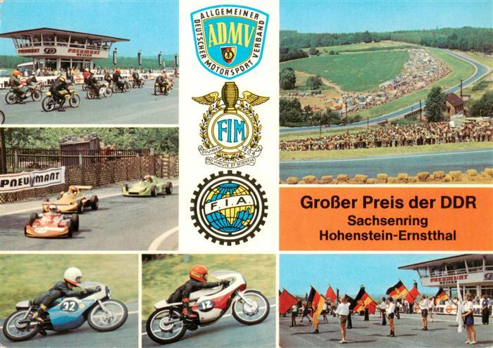 Hohenstein-Ernstthal Sachsenring Grosser Preis der DDR Details