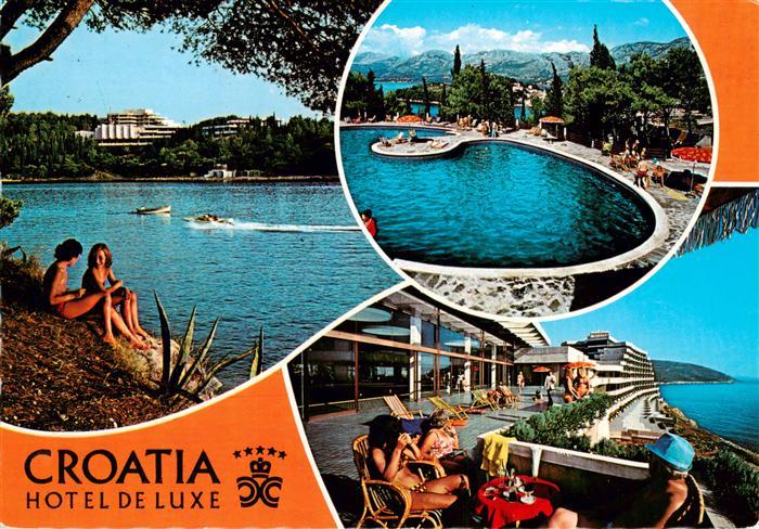 Dubrovnik Ragusa Croatia Croatia Hotel de Luxe Schwimmbad Terrasse