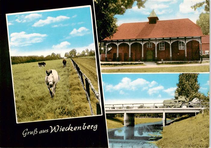 Wieckenberg Pferdekoppel Gutshaus Bruecke