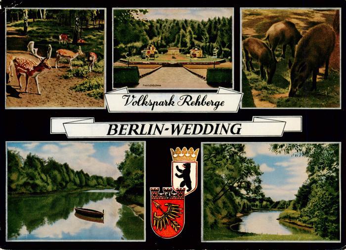 Wedding Berlin Volkspark Rehberge Tiergehege Teilansichten