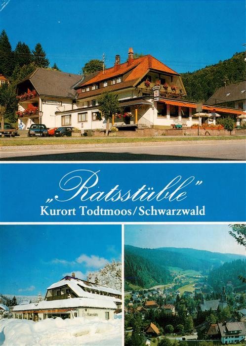 Todtmoos Schwarzwald BW Ratsstueble Hotel Restaurant Panorama
