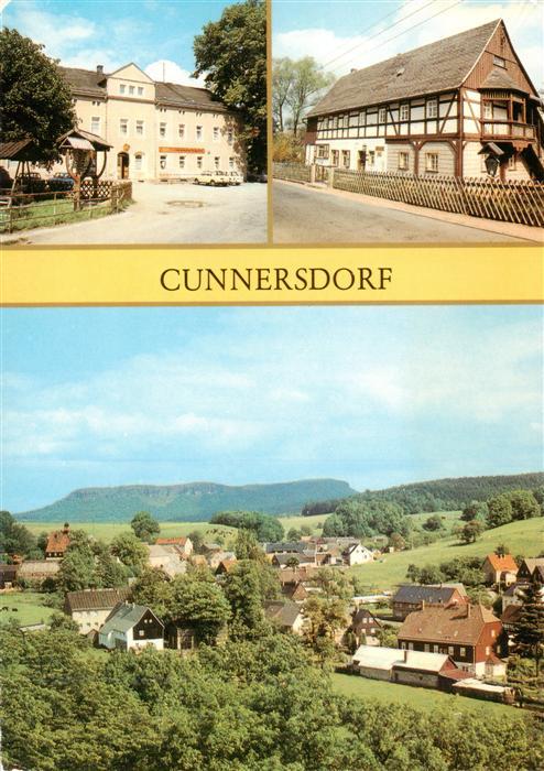 Cunnersdorf Pirna Konsum Klubgaststaette Erbgericht Heimatstube Teilansicht