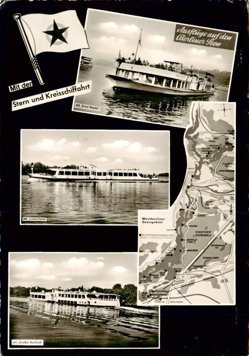 Zehlendorf Berlin Stern und Kreisschiffahrt MS Ernst Reuter MS Lichterfelde MS G