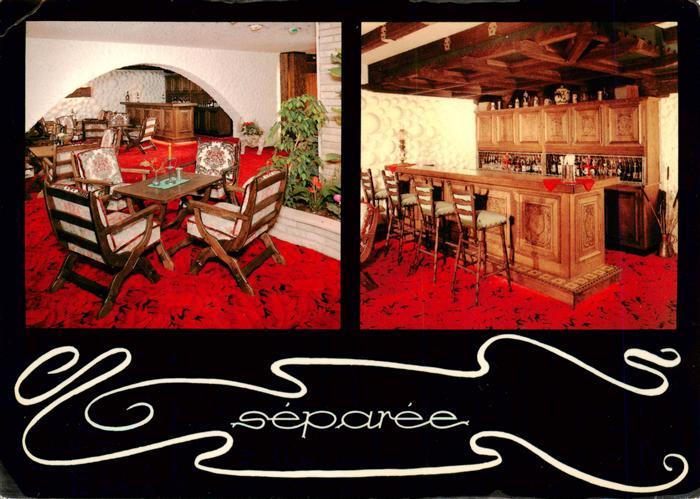 Bad Pyrmont Hotel Bergkurpark Abendlokal Separee Bar