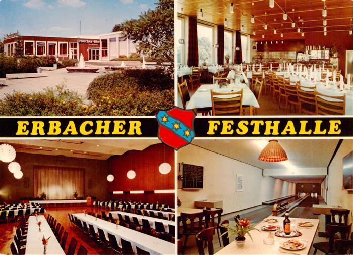 Erbach Odenwald Erbacher Festhalle Veranstaltungs und Speiseraum Kegelbahn