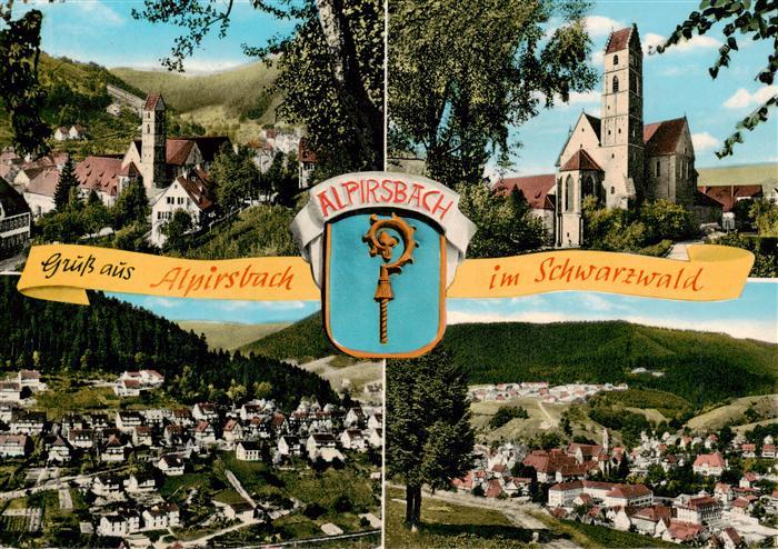 Alpirsbach Panorama Kirche Ortsansichten