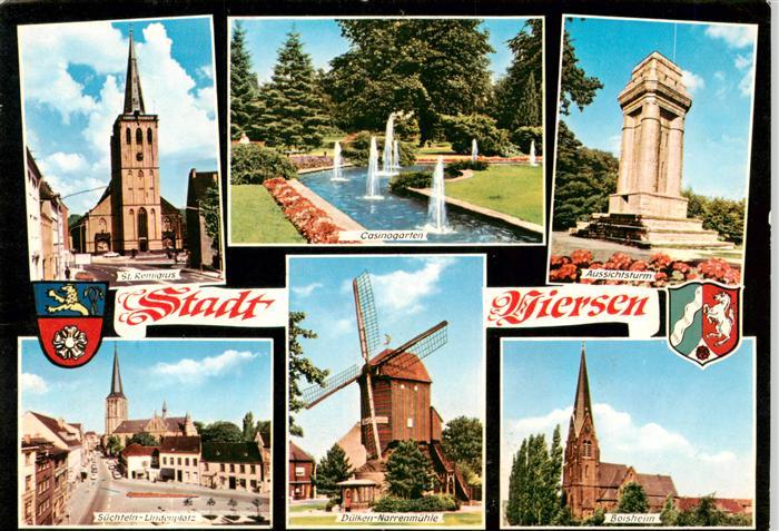 Viersen St Remigius Casinogarten Aussichtsturm Suechteln Lindenplatz Duelken Nar