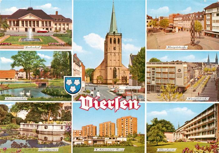 Viersen Bahnhof Kaisermuehle Stadtgarten St Remigius Adenauer Ring Hauptstrasse