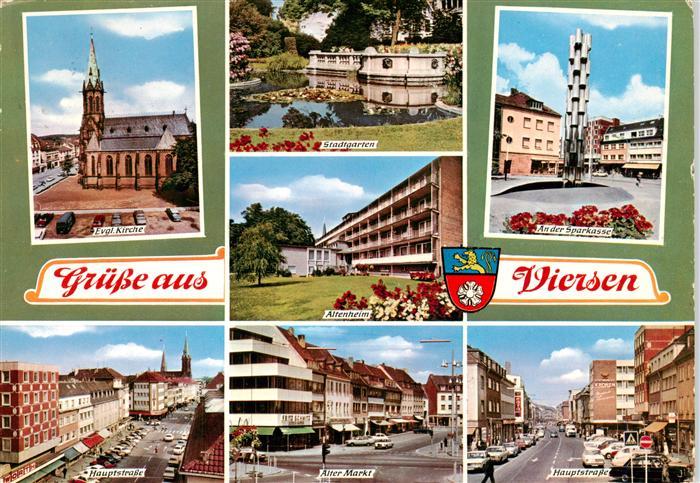 Viersen Ev Kirche Stadtgarten Sparkasse Altenheim Hauptstrasse Alter Markt