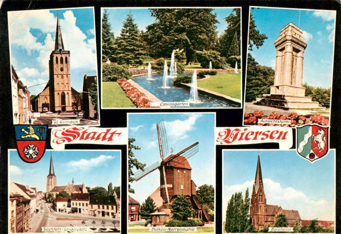 Viersen St Remigius Casinogarten Aussichtsturm Suechteln Lindenplatz Duelken Nar