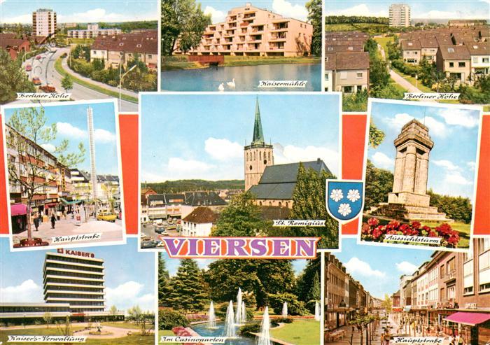 Viersen Berliner Hoehe Kaisermuehle Hauptstrasse St Remigius Aussichtsturm Kaise