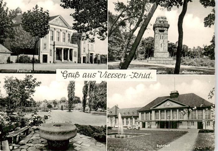 Viersen Festhalle Aussichtsturm Stadtgarten Bahnhof