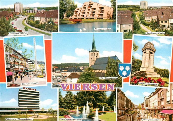 Viersen Berliner Hoehe Kaisermuehle Hauptstrasse St Remigius Aussichtsturm Kaise