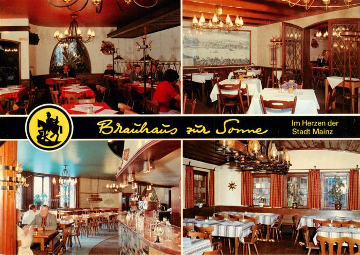 Mainz  Rhein Brauhaus zur Sonne Gastraeume