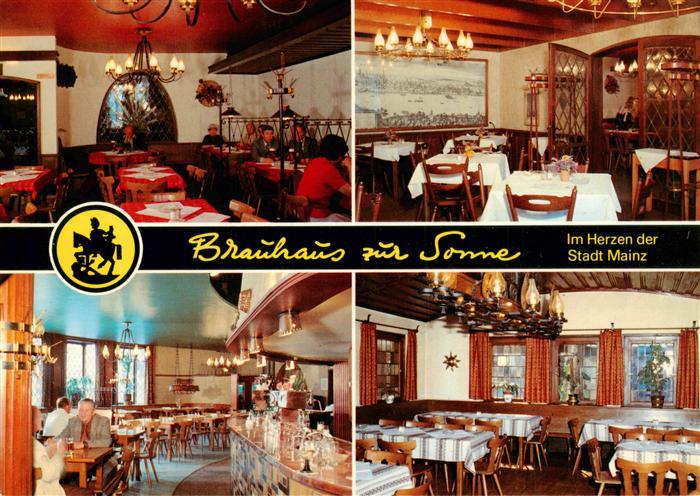 Mainz  Rhein Brauhaus zur Sonne Gastraeume