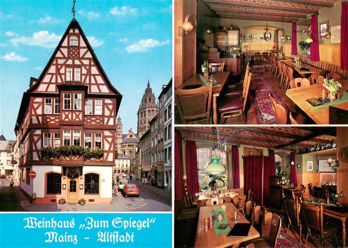 Mainz  Rhein Weinhaus Zum Spiegel Mainz Altstadt Gastraeume