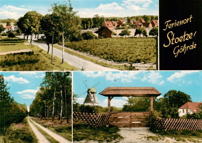 Stoetze Stoetze Panorama Waldweg Windmuehle Eingang