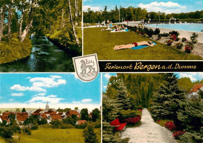 Bergen Dumme Bachlauf Schwimmbad Panorama Park