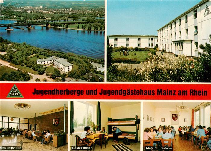Mainz  Rhein Jugendherberge und Jugendgaestehaus Eingangshalle Gaestezimmer Magu