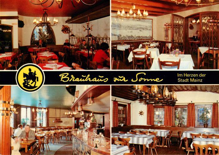 Mainz  Rhein Brauhaus zur Sonne Gastraeume