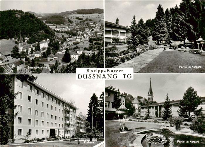 Dussnang TG Panorama Partien im Kurpark Kurhaus