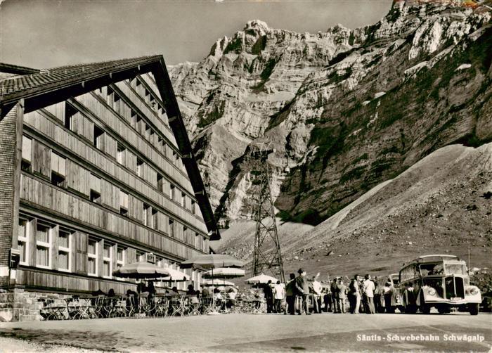 Schwaegalp AR Saentis Schwebebahn Buffet
