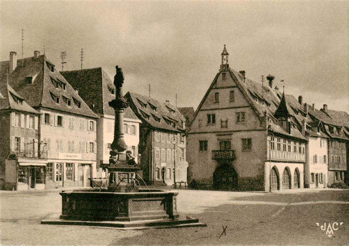 Obernai Alsace Oberehnheim Elsass 67 La place du marche