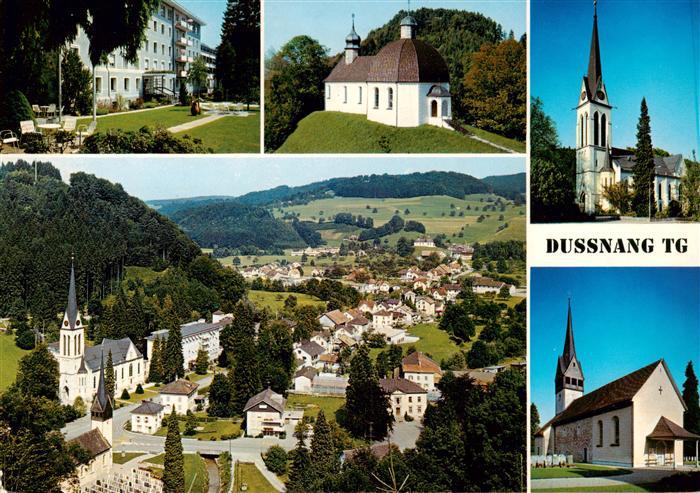Dussnang TG Kneipp Kurhaus Kapelle Kirchen Fliegeraufnahme