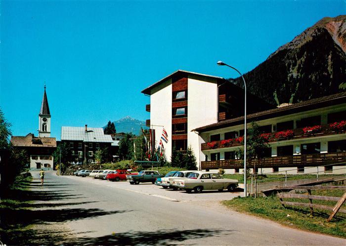 Gaschurn Vorarlberg Ortspartie mit Kirche
