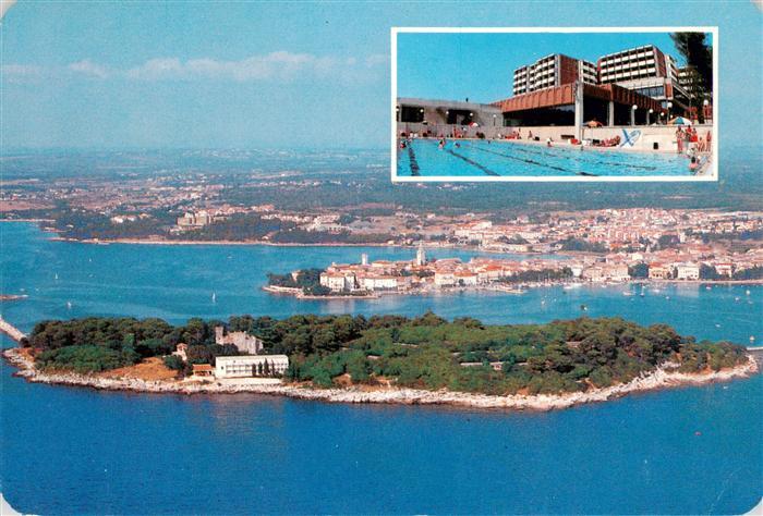 Porec Croatia Hotel Pical Schwimmbad Fliegeraufnahme