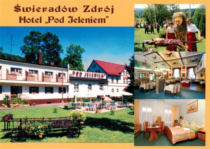 Swieradow Zdroj Bad Flinsberg PL Hotel Pod Jeleniem Grille Gaststube Zimmer