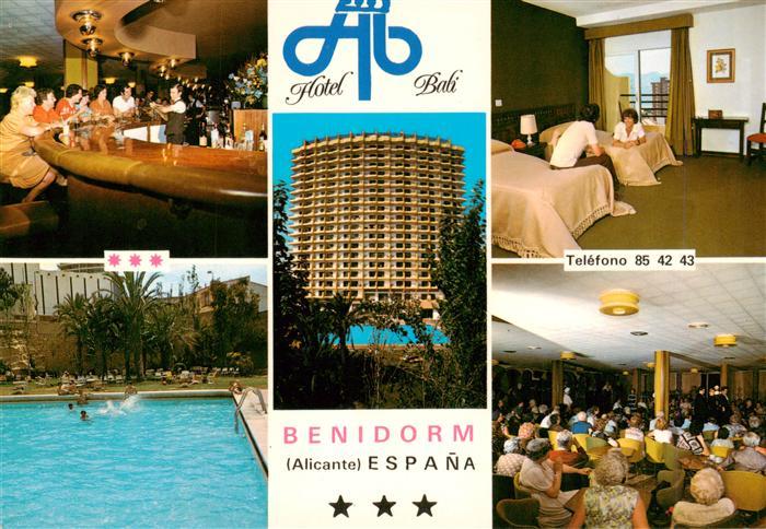 Benidorm ES Hotel Bali Bar Zimmer Pool Speisesaal