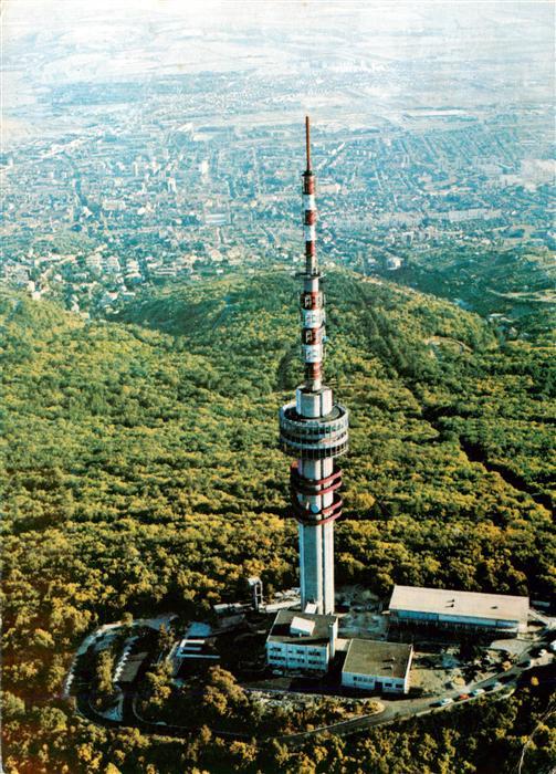 Pecs Fuenfkirchen HU TV kilato eszpresszo Fliegeraufnahme