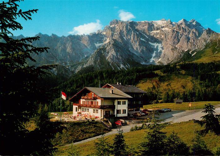 Dienten Hochkoenig AT Alpengasthof Pension uebergossene Alm